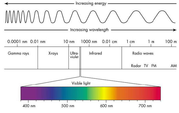 Wavelength Color Spectrum